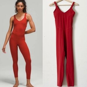 Lululemon Align Bodysuit In Cayenne